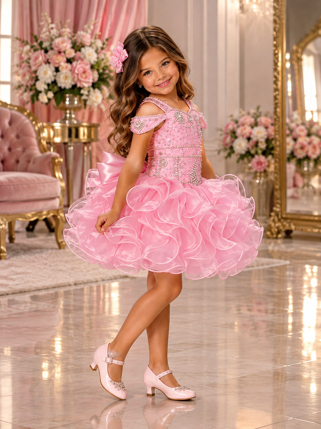 Pink Little Miss Glitz
