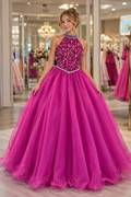 Pink Glitz Princess Gown