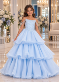 Sky Blue Glitz Gown